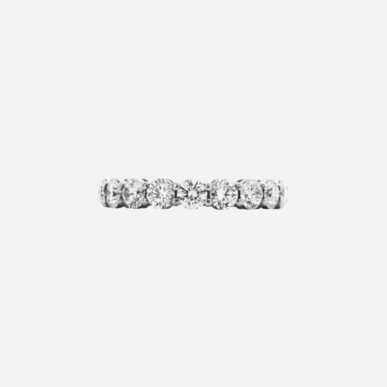 Pre-Owned Tiffany Forever Band Ring in Platinum with a Full Circle of Diamonds, 3.7 mm