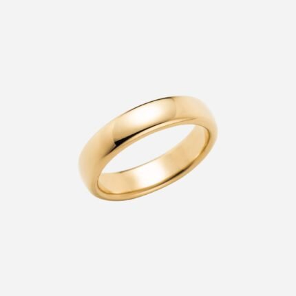 Pre-Owned Tiffany Forever Wedding Band Ring in 18K Yellow Gold, 4.5 mm Wide