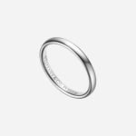 Pre-Owned Tiffany Forever Wedding Band Ring in Platinum, 2.5 mm Wide