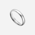 Pre-Owned Tiffany Forever Wedding Band Ring in Platinum, 4 mm Wide