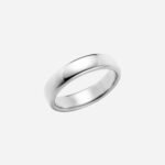 Pre-Owned Tiffany Forever Wedding Band Ring in Platinum, 4.5 mm Wide - Image 2
