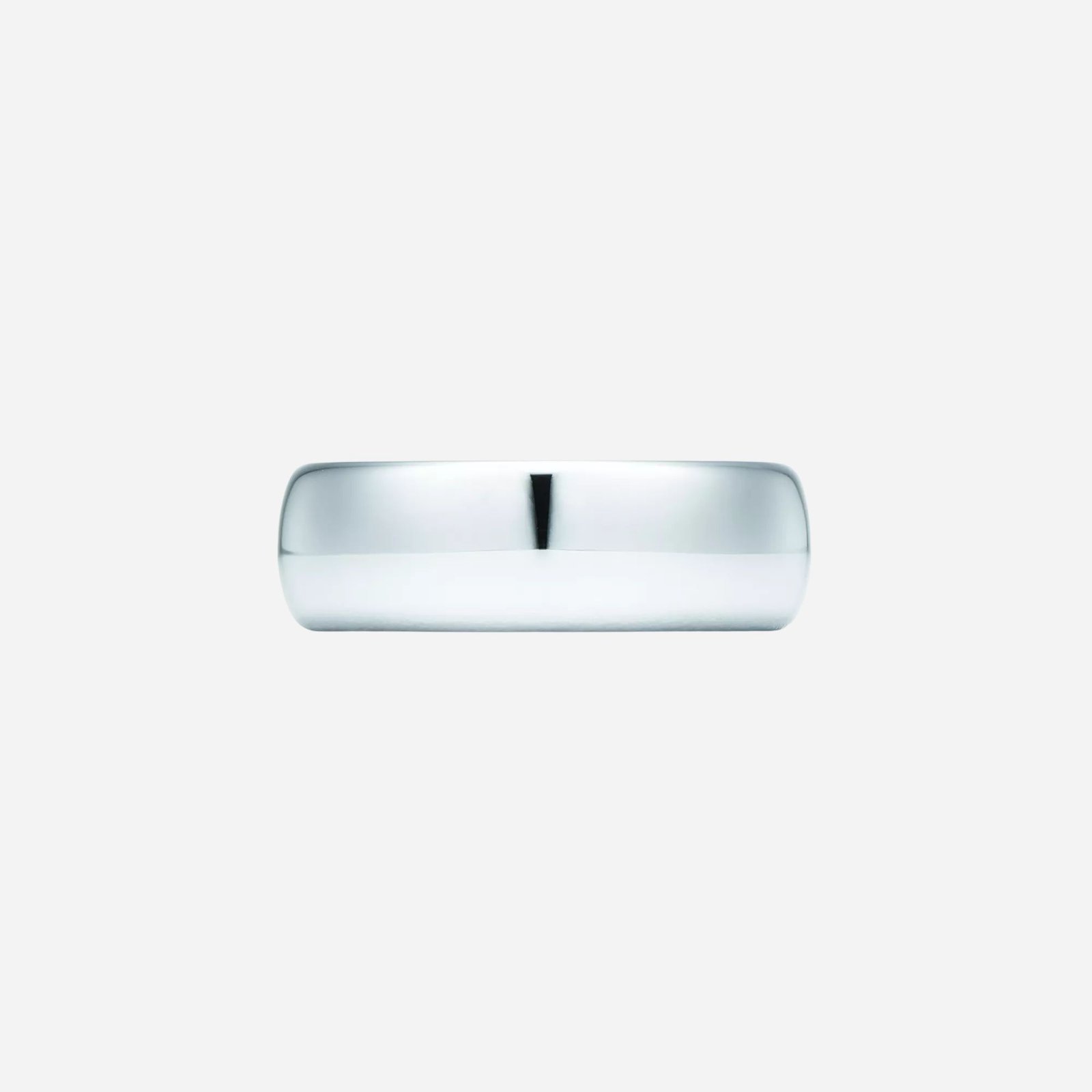 Pre-Owned Tiffany Forever Wedding Band Ring in Platinum, 6 mm Wide Pre-Owned Tiffany Forever Wedding Band Ring in Platinum, 6 mm Wide