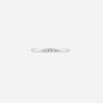 Pre-Owned Tiffany Forever Wedding Band Ring in Platinum with Diamonds, 2 mm Wide - Image 2