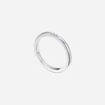 Pre-Owned Tiffany Forever Wedding Band Ring in Platinum with Diamonds, 2 mm Wide