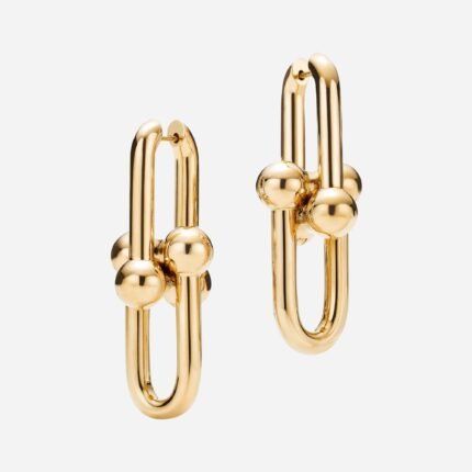 Pre-Owned Tiffany HardWear Extra Large Link Earrings in 18K Yellow Gold