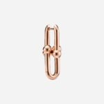 Pre-Owned Tiffany HardWear Medium Link Earrings in 18K Rose Gold - Image 3