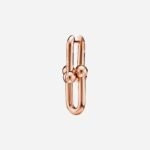 Pre-Owned Tiffany HardWear Medium Link Earrings in 18K Rose Gold - Image 2