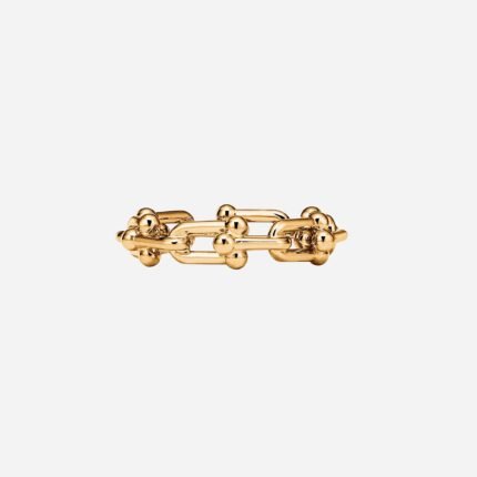 Pre-Owned Tiffany HardWear Micro Link Ring in 18K Yellow Gold