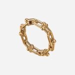 Pre-Owned Tiffany HardWear Micro Link Ring in 18K Yellow Gold - Image 2