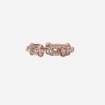 Pre-Owned Tiffany HardWear Small Link Ring in 18K Rose Gold with Pavé Diamonds - Image 3