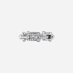 Pre-Owned Tiffany HardWear Small Link Ring in 18K White Gold with Diamonds - Image 3