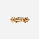 Pre-Owned Tiffany HardWear Small Link Ring in 18K Yellow Gold with Diamonds - Image 3