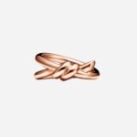 Pre-Owned Tiffany Knot Double Row Ring in 18K Rose Gold - Image 3