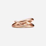 Pre-Owned Tiffany Knot Double Row Ring in 18K Rose Gold - Image 2