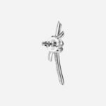 Pre-Owned Tiffany Knot Earrings in 18K White Gold with Diamonds - Image 2