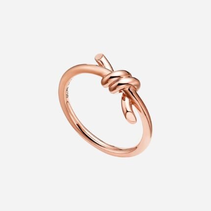 Pre-Owned Tiffany Knot Ring in 18K Rose Gold