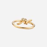 Pre-Owned Tiffany Knot Ring in 18K Yellow Gold with Diamonds - Image 3