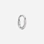 Pre-Owned Tiffany Lock Earrings in 18K White Gold, Medium - Image 3