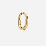 Pre-Owned Tiffany Lock Earrings in 18K Yellow Gold, Medium - Image 3