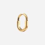 Pre-Owned Tiffany Lock Earrings in 18K Yellow Gold, Medium - Image 2