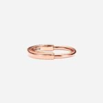 Pre-Owned Tiffany Lock Ring in 18K Rose Gold - Image 3