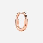 Pre-Owned Tiffany Lock Small Earrings in 18K Rose Gold - Image 3