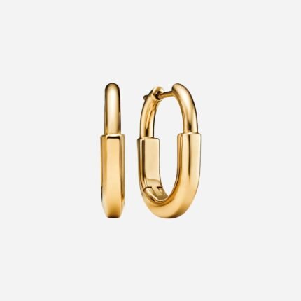 Pre-Owned Tiffany Lock Small Earrings in 18K Yellow Gold
