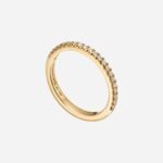 Pre-Owned Tiffany Soleste® Half Eternity Ring in 18K Yellow Gold with Diamonds