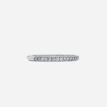Pre-Owned Tiffany Soleste® Half Eternity Ring in Platinum with Diamonds - Image 2