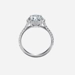 Pre-Owned Tiffany Soleste® Round Brilliant Engagement Ring in Platinum - Image 3
