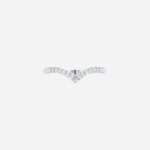 Pre-Owned Tiffany Soleste® V Ring with Diamonds