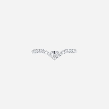Pre-Owned Tiffany Soleste® V Ring with Diamonds