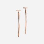 Pre-Owned Tiffany T Bar Earrings in 18K Rose Gold