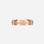 Pre-Owned Tiffany T Narrow Diamond Ring in 18K Rose Gold with Round Brilliant Diamonds - Image 3