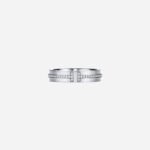 Pre-Owned Tiffany T Narrow Diamond Ring in 18K White Gold with Round Brilliant Diamonds - Image 3