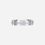 Pre-Owned Tiffany T Narrow Diamond Ring in 18K White Gold with Round Brilliant Diamonds - Image 2