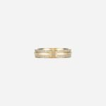 Pre-Owned Tiffany T Narrow Pavé Diamond Ring in 18K Gold - Image 3