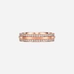 Pre-Owned Tiffany T Narrow Pavé Diamond Ring in 18K Rose Gold - Image 3