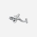 Pre-Owned Tiffany T Smile Mini Earrings in 18K White Gold with Diamonds - Image 3