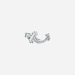 Pre-Owned Tiffany T Smile Mini Earrings in 18K White Gold with Diamonds - Image 3