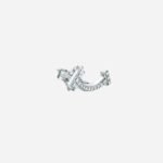Pre-Owned Tiffany T Smile Mini Earrings in 18K White Gold with Diamonds - Image 2