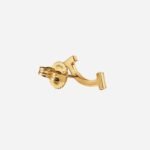 Pre-Owned Tiffany T Smile Mini Earrings in 18K Yellow Gold with Diamonds - Image 2