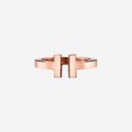 Pre-Owned Tiffany T Square Ring in 18K Rose Gold