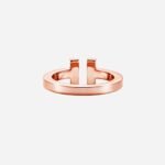 Pre-Owned Tiffany T Square Ring in 18K Rose Gold - Image 2