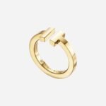 Pre-Owned Tiffany T Square Ring in 18K Yellow Gold