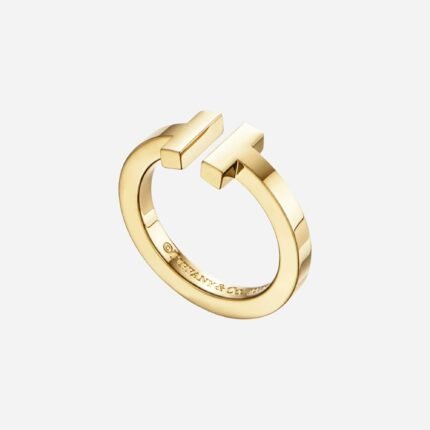 Pre-Owned Tiffany T Square Ring in 18K Yellow Gold