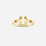 Pre-Owned Tiffany T Square Ring in 18K Yellow Gold - Image 2