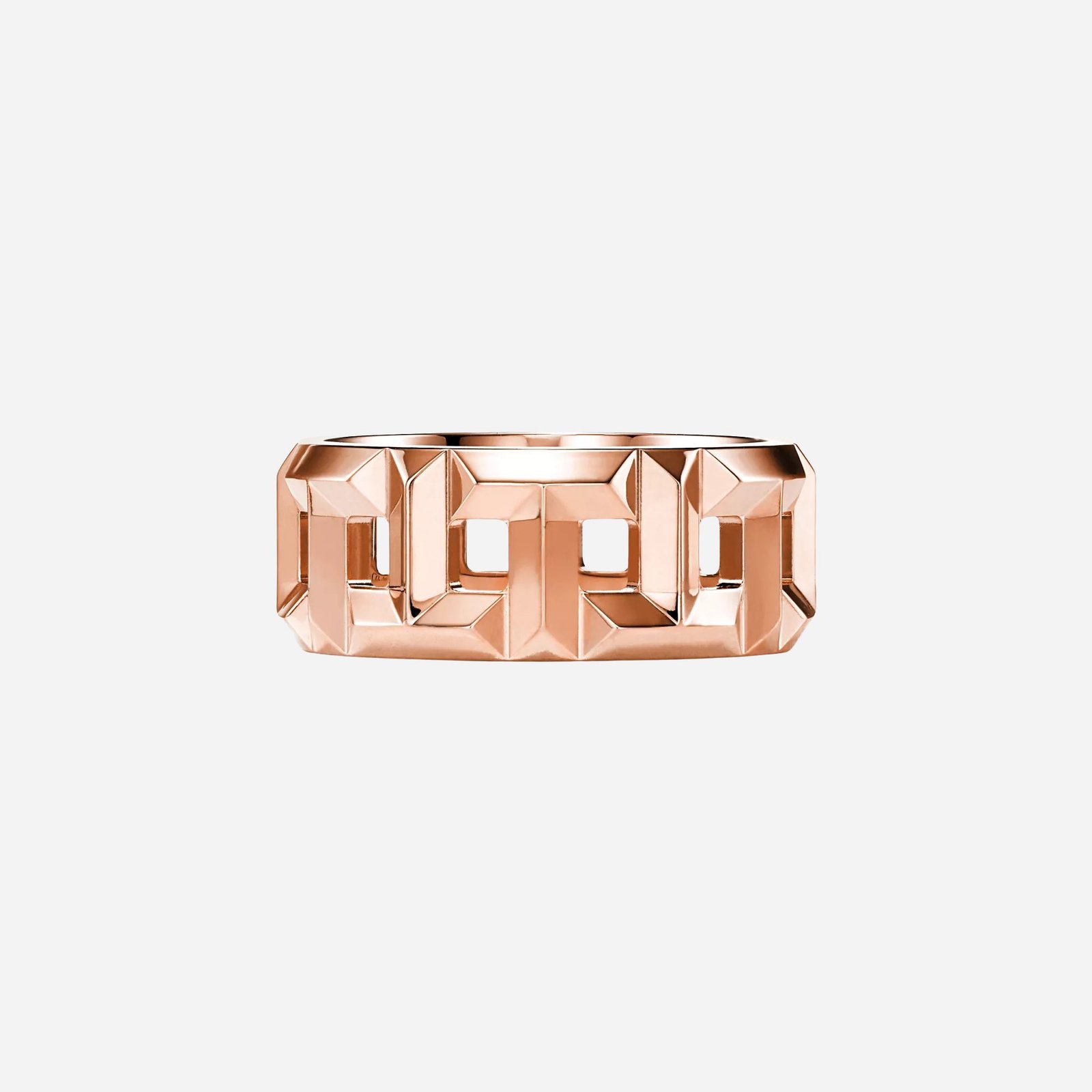 Pre-Owned Tiffany T True 8 mm Ring in 18K Rose Gold (1) Pre-Owned Tiffany T True 8 mm Ring in 18K Rose Gold
