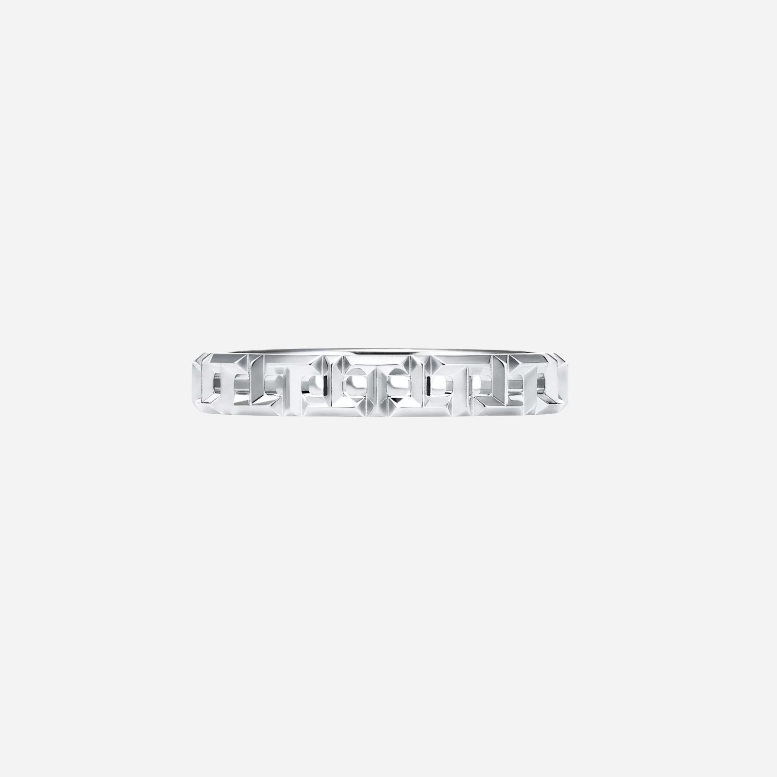 Pre-Owned Tiffany T True Narrow Ring in 18K White Gold (1) Pre-Owned Tiffany T True Narrow Ring in 18K White Gold