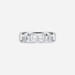 Pre-Owned Tiffany T True Wide Ring in 18K White Gold